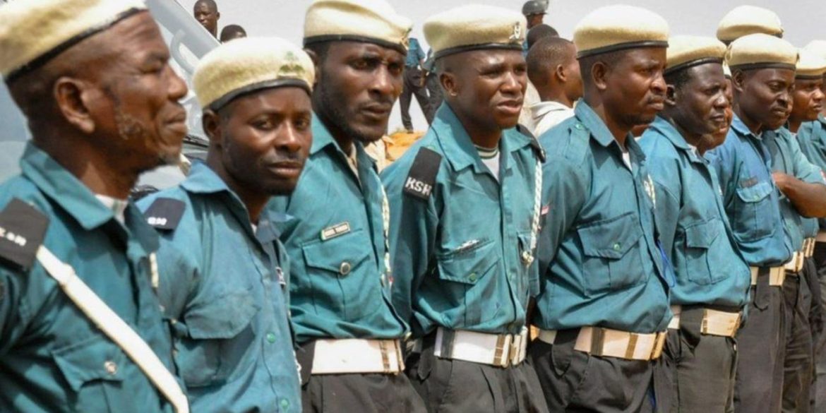Kano Hisbah operatives during raid on suspected immoral gathering